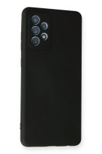 Newface Samsung Galaxy A72 Kılıf Nano içi Kadife  Silikon - Siyah - Görsel 2