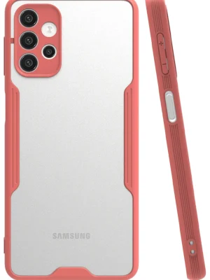 Newface Samsung Galaxy A72 Kılıf Platin Silikon - Pembe