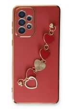 Newface Samsung Galaxy A73 5G Kılıf Esila Silikon - Kırmızı - Görsel 2