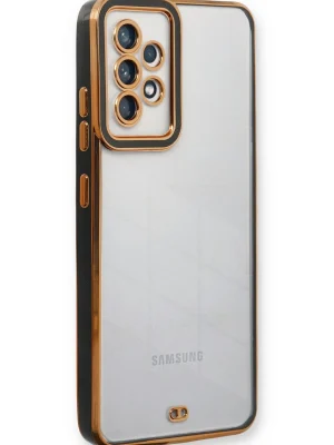 Newface Samsung Galaxy A73 5G Kılıf Liva Lens Silikon - Siyah