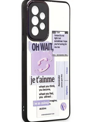 Newface Samsung Galaxy A73 5G Kılıf Mirror Desenli Kapak - Mirror - 4