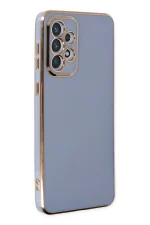 Newface Samsung Galaxy A73 5G Kılıf Volet Silikon - Mavi - Görsel 3