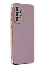 Newface Samsung Galaxy A73 5G Kılıf Volet Silikon - Mor - Görsel 3