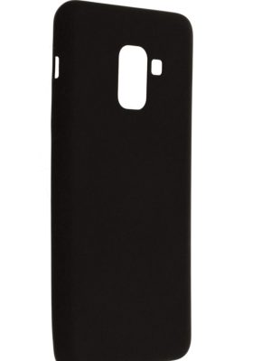 Newface Samsung Galaxy A8 2018 Kılıf Premium Rubber Silikon - Siyah