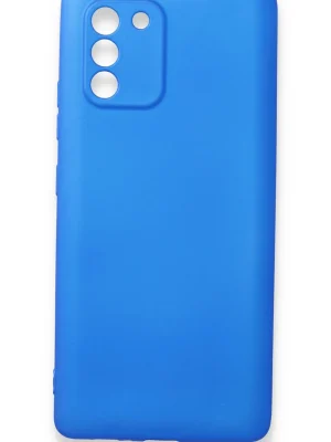 Newface Samsung Galaxy A91 / S10 Lite Kılıf First Silikon - Mavi