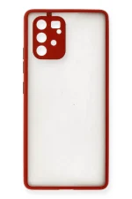 Newface Samsung Galaxy A91 / S10 Lite Kılıf Montreal Silikon Kapak - Kırmızı - Görsel 2