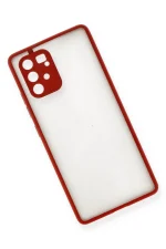 Newface Samsung Galaxy A91 / S10 Lite Kılıf Montreal Silikon Kapak - Kırmızı - Görsel 3