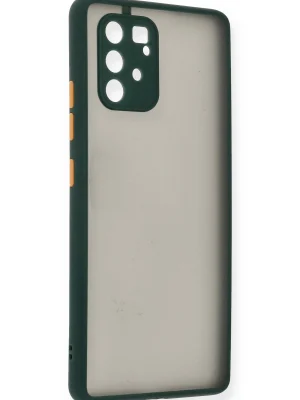 Newface Samsung Galaxy A91 / S10 Lite Kılıf Montreal Silikon Kapak - Yeşil