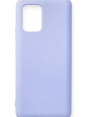 Newface Samsung Galaxy A91 / S10 Lite Kılıf Nano içi Kadife Silikon - Lila