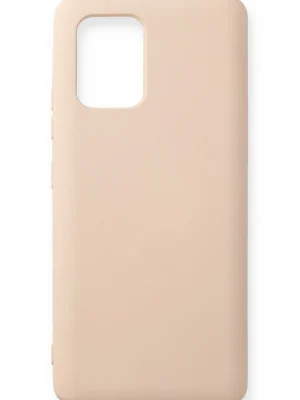 Newface Samsung Galaxy A91 / S10 Lite Kılıf Nano içi Kadife Silikon - Pudra