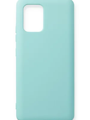 Newface Samsung Galaxy A91 / S10 Lite Kılıf Nano içi Kadife Silikon - Turkuaz
