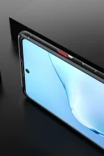 Newface Samsung Galaxy A91 / S10 Lite Kılıf Range Yüzüklü Silikon - Mavi - Görsel 7