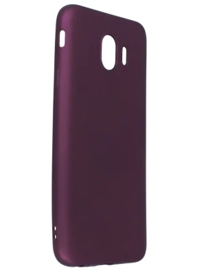 Newface Samsung Galaxy J4 Kılıf First Silikon - Mürdüm