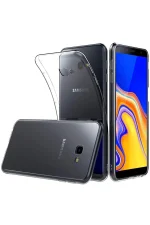 Newface Samsung Galaxy J4 Plus Kılıf Lüx Şeffaf Silikon