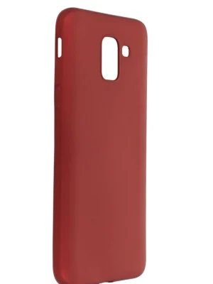 Newface Samsung Galaxy J6 Kılıf First Silikon - Bordo