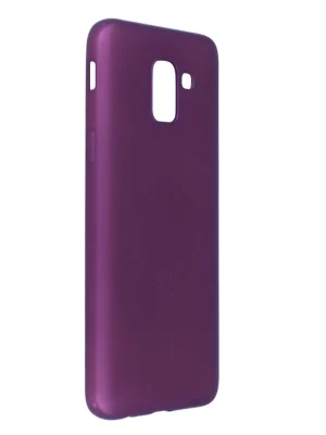 Newface Samsung Galaxy J6 Kılıf First Silikon - Mürdüm