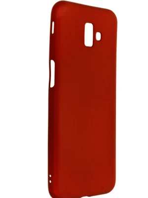 Newface Samsung Galaxy J6 Plus Kılıf First Silikon - Bordo