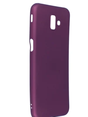 Newface Samsung Galaxy J6 Plus Kılıf First Silikon - Mürdüm