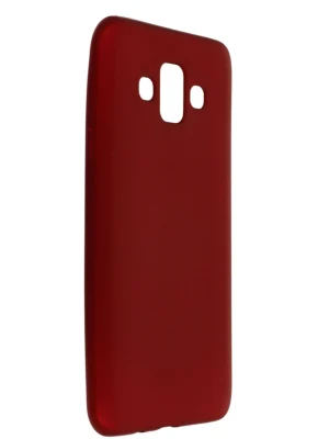 Newface Samsung Galaxy J7 Duo Kılıf First Silikon - Bordo