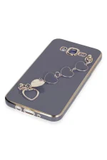 Newface Samsung Galaxy J7 Kılıf Esila Silikon - Gri - Görsel 4