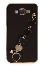 Newface Samsung Galaxy J7 Kılıf Esila Silikon - Siyah