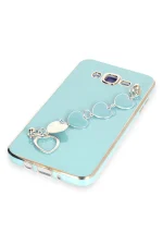 Newface Samsung Galaxy J7 Kılıf Esila Silikon - Su Yeşili - Görsel 4