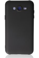 Newface Samsung Galaxy J7 Kılıf First Silikon - Siyah