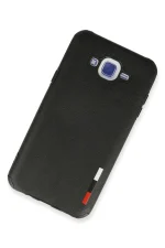 Newface Samsung Galaxy J7 Kılıf Loop Deri Silikon - Siyah - Görsel 2