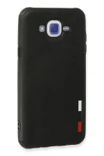 Newface Samsung Galaxy J7 Kılıf Loop Deri Silikon - Siyah - Görsel 3