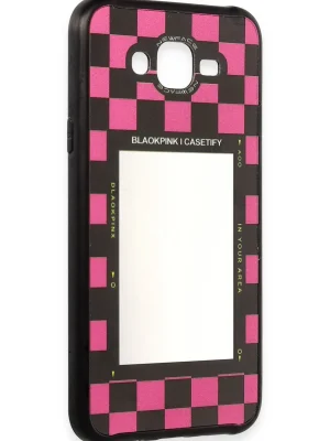 Newface Samsung Galaxy J7 Kılıf Mirror Desenli Kapak - Mirror - 8