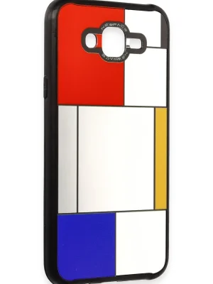 Newface Samsung Galaxy J7 Kılıf Mirror Desenli Kapak - Mirror - 9