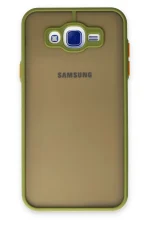 Newface Samsung Galaxy J7 Kılıf Montreal Silikon Kapak - Açık Yeşil