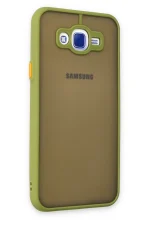 Newface Samsung Galaxy J7 Kılıf Montreal Silikon Kapak - Açık Yeşil - Görsel 3