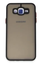 Newface Samsung Galaxy J7 Kılıf Montreal Silikon Kapak - Siyah