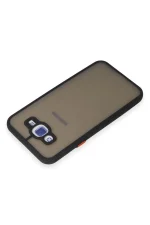 Newface Samsung Galaxy J7 Kılıf Montreal Silikon Kapak - Siyah - Görsel 3