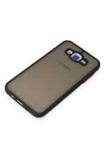 Newface Samsung Galaxy J7 Kılıf Montreal Silikon Kapak - Siyah - Görsel 4