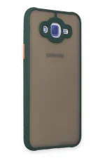Newface Samsung Galaxy J7 Kılıf Montreal Silikon Kapak - Yeşil - Görsel 2