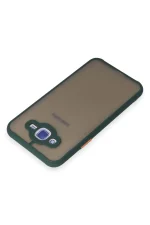 Newface Samsung Galaxy J7 Kılıf Montreal Silikon Kapak - Yeşil - Görsel 3