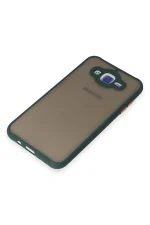 Newface Samsung Galaxy J7 Kılıf Montreal Silikon Kapak - Yeşil - Görsel 4