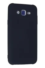 Newface Samsung Galaxy J7 Kılıf Nano içi Kadife Silikon - Lacivert - Görsel 3