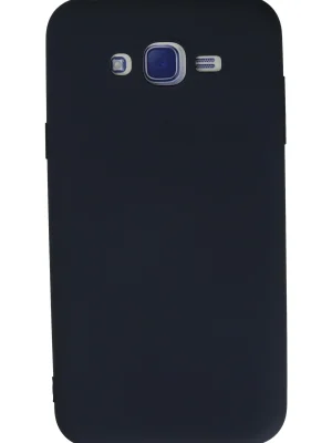 Newface Samsung Galaxy J7 Kılıf Nano içi Kadife Silikon - Lacivert