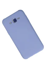 Newface Samsung Galaxy J7 Kılıf Nano içi Kadife Silikon - Lila - Görsel 2