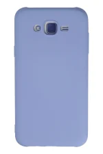 Newface Samsung Galaxy J7 Kılıf Nano içi Kadife Silikon - Lila