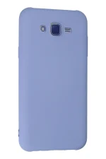 Newface Samsung Galaxy J7 Kılıf Nano içi Kadife Silikon - Lila - Görsel 3