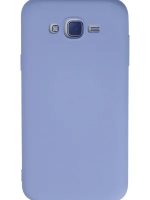 Newface Samsung Galaxy J7 Kılıf Nano içi Kadife Silikon - Lila