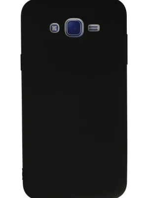 Newface Samsung Galaxy J7 Kılıf Nano içi Kadife Silikon - Siyah