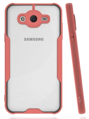 Newface Samsung Galaxy J7 Kılıf Platin Silikon - Pembe