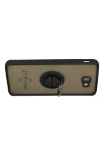 Newface Samsung Galaxy J7 Prime Kılıf Montreal Yüzüklü Silikon Kapak - Siyah - Görsel 3