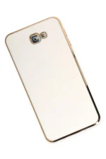 Newface Samsung Galaxy J7 Prime Kılıf Volet Silikon - Beyaz - Görsel 2