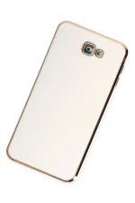 Newface Samsung Galaxy J7 Prime Kılıf Volet Silikon - Beyaz - Görsel 3